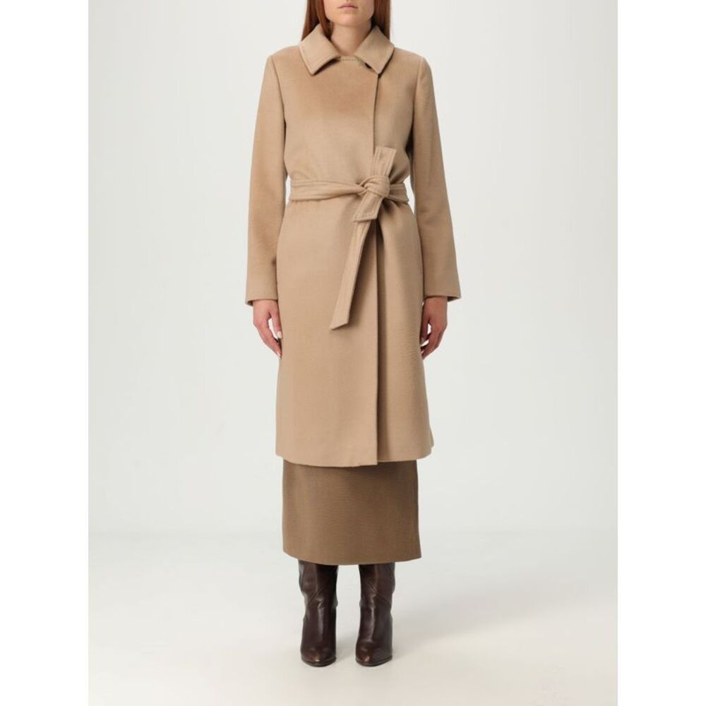 Max Mara Studio Coat Woman Camel